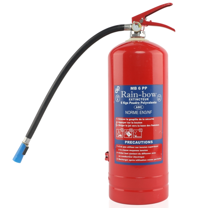 Extincteur à poudre ABC  6kg